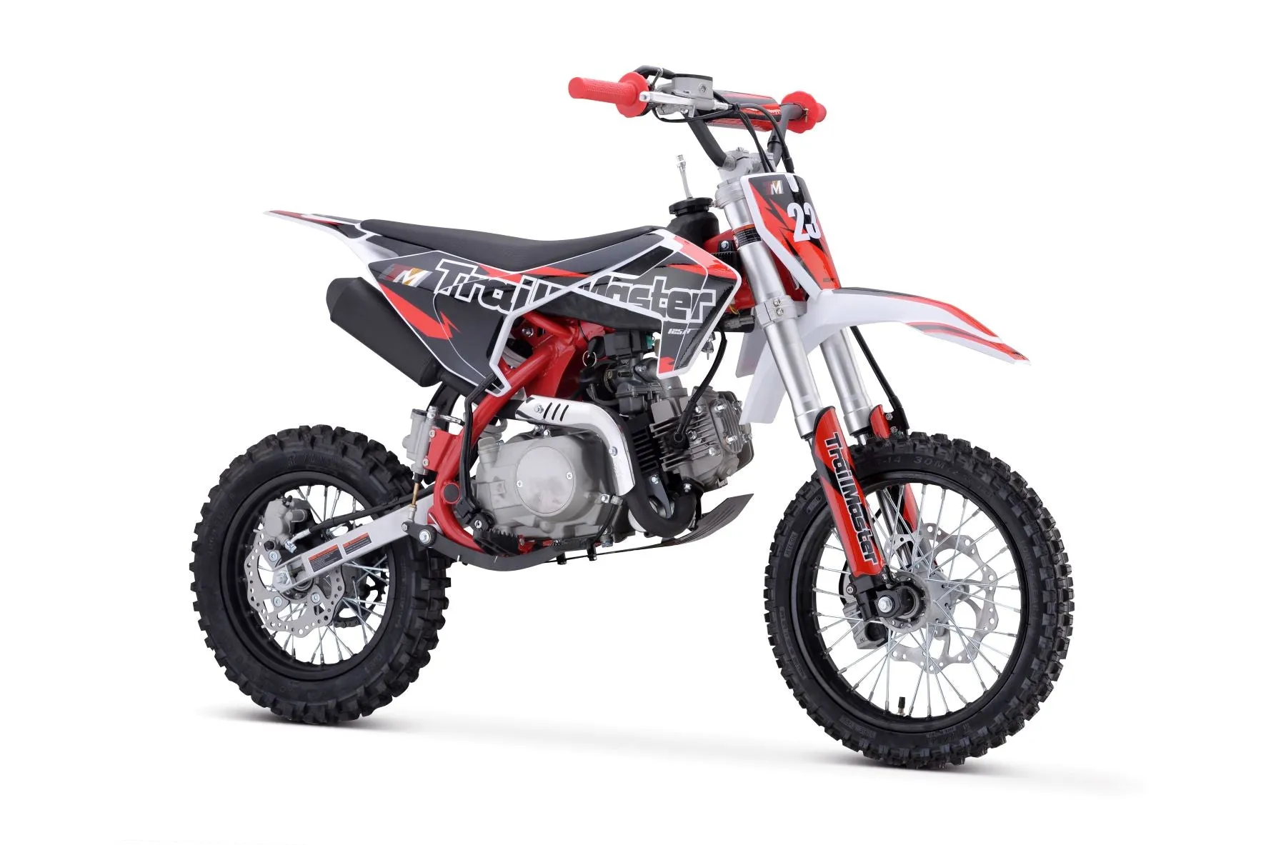 TrailMaster TM23 Dirt Bike  125cc Semi Automatic, Electric Start Seat Height 29.3 Inches 14" Front Tire