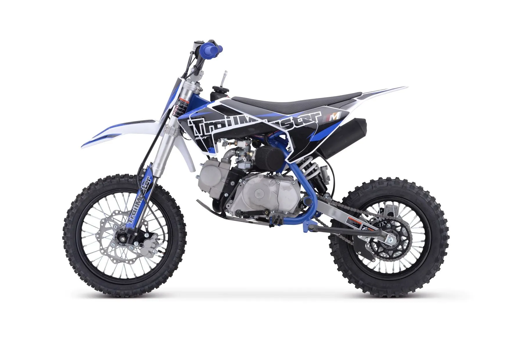 TrailMaster TM23 Dirt Bike  125cc Semi Automatic, Electric Start Seat Height 29.3 Inches 14" Front Tire