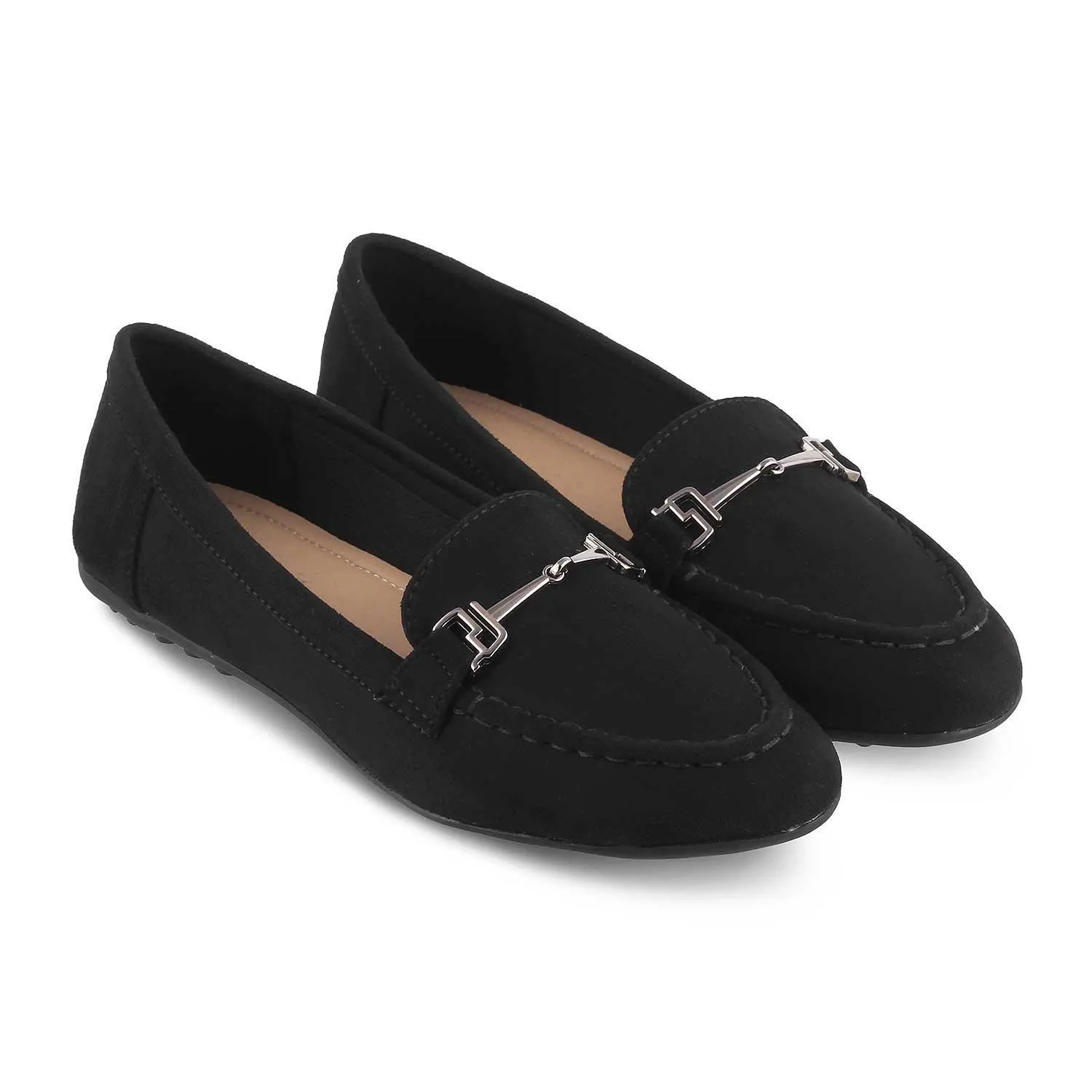 Tresmode Sangelus Black Women's Dress Loafers