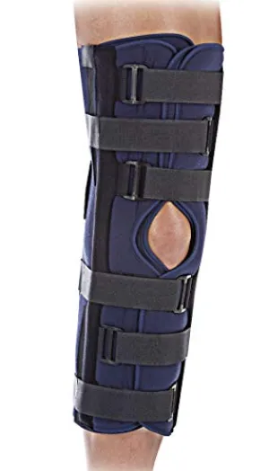 United Ortho 61020 3-Panel Knee Immobilizer, 20", Navy