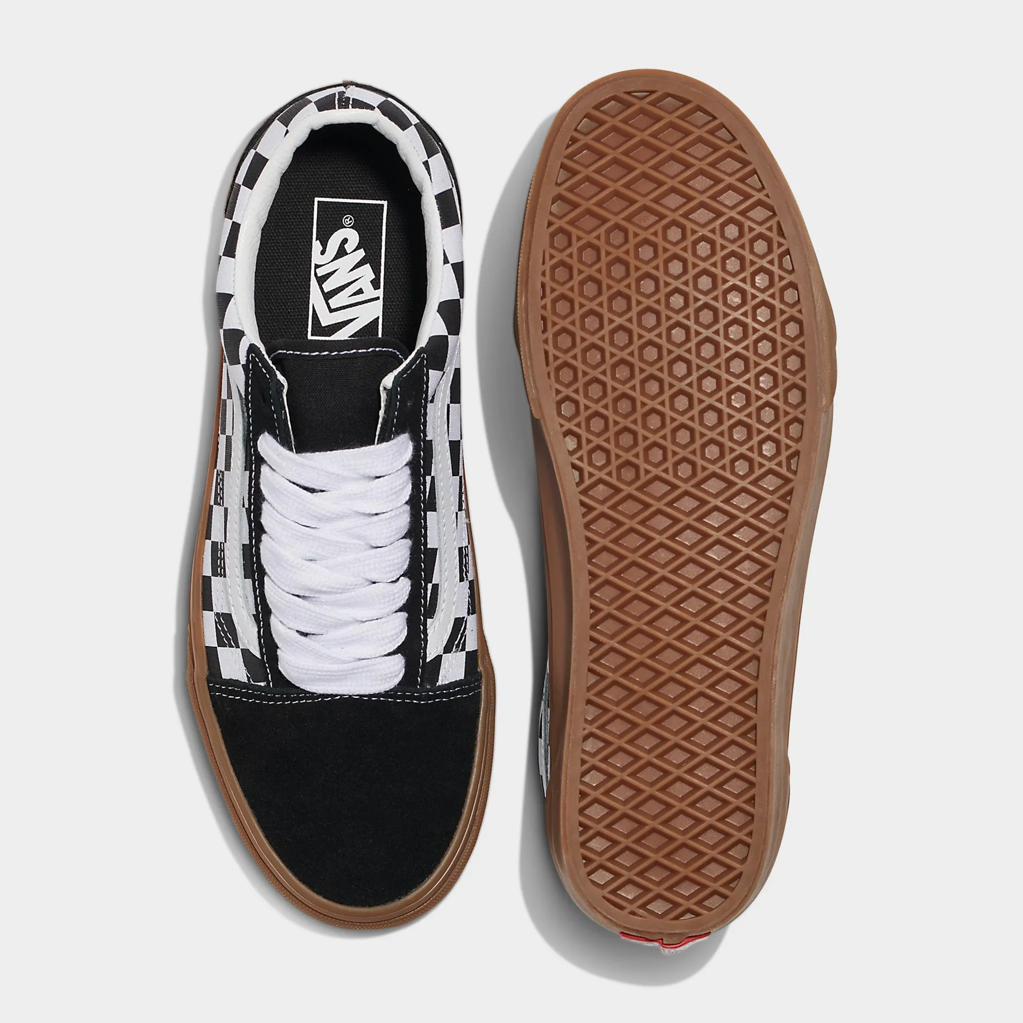 Vans Old Skool Checker Black / White - Gum