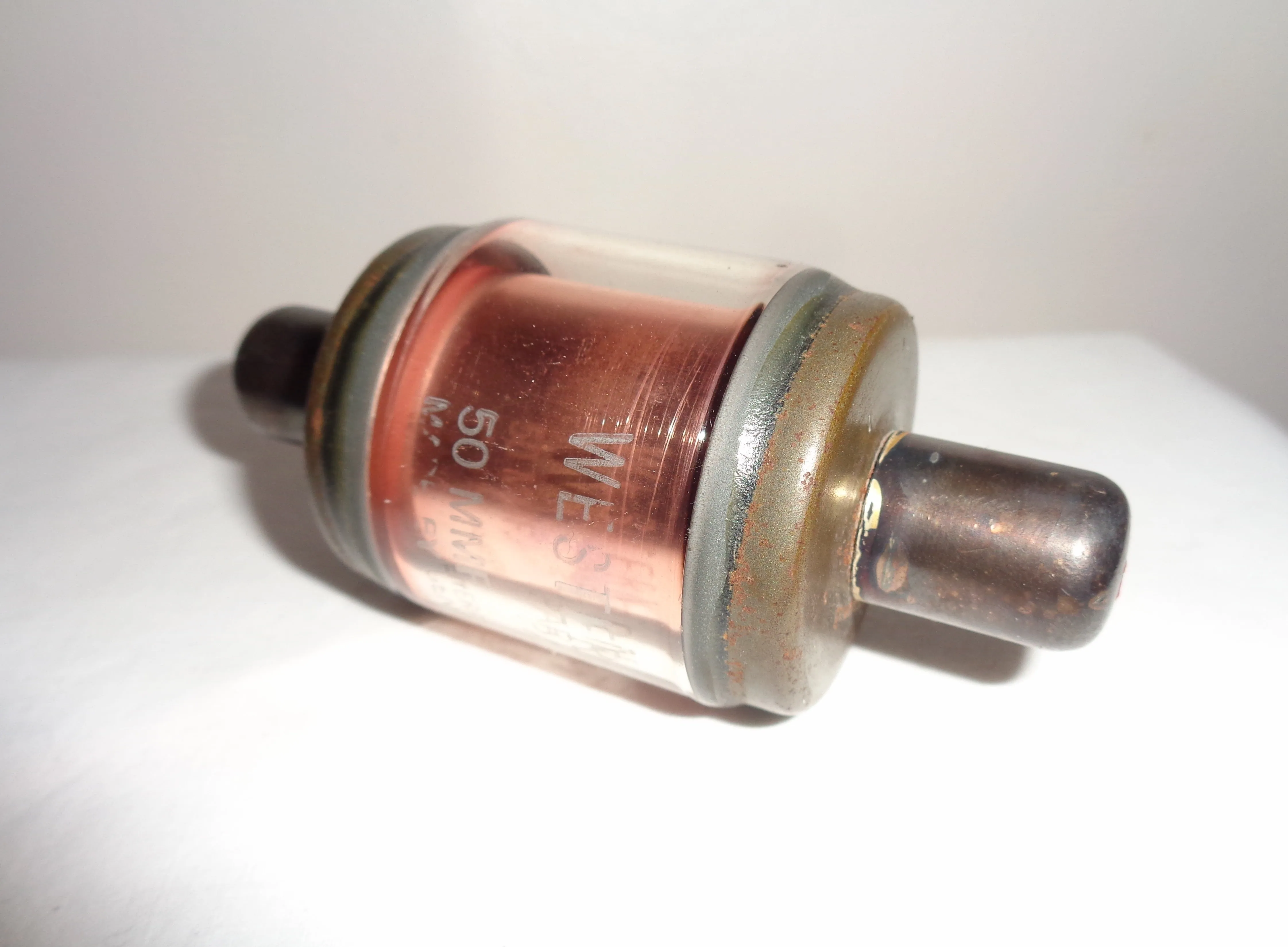 Vintage Western Electric Part No. 8047 Vacuum Capacitor 50mmF 5KV