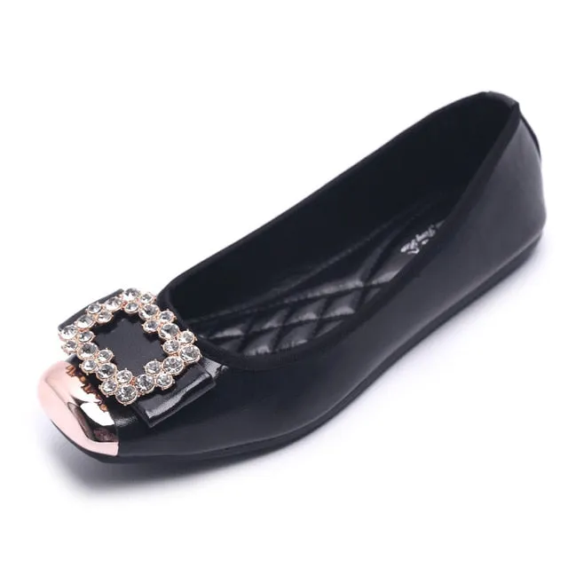 Women's Boat Sandals Rhinestone Decoration High Quality European Brand Design