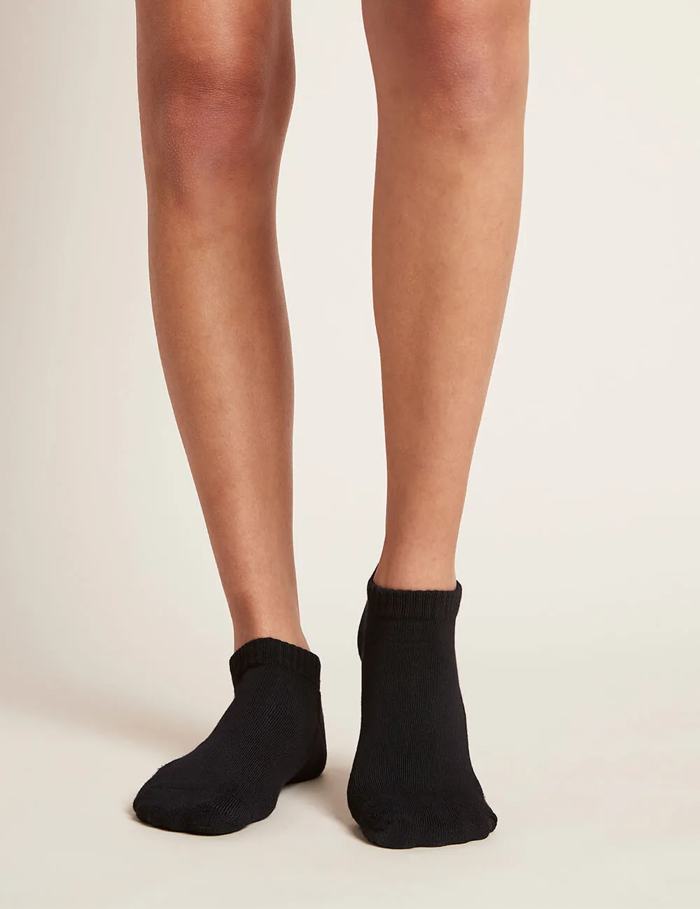 Women's Cushioned Ankle Socks - Black