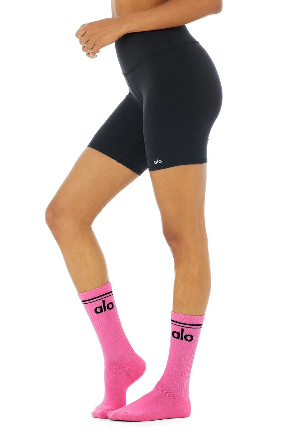 Women's Throwback Sock - Bubblegum/Black