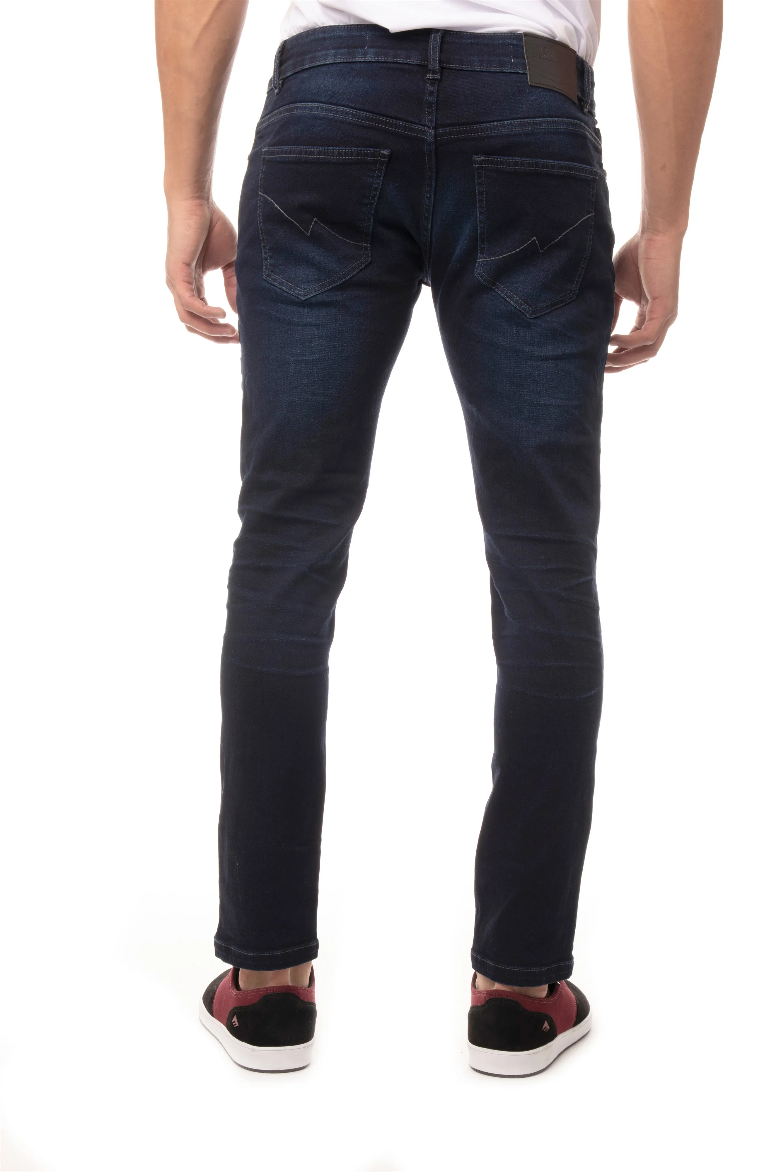 X RAY Men's Superflex Slim Fit Wash Denim Jeans