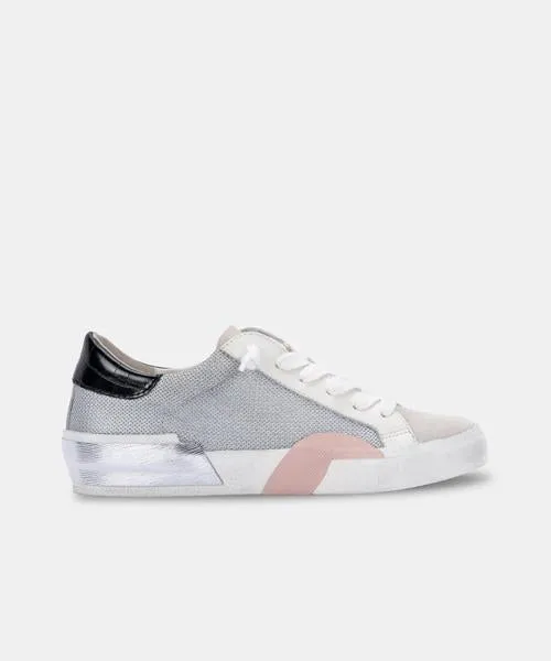 Zina Sneakers - Silver Multi Mesh