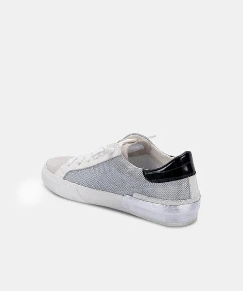 Zina Sneakers - Silver Multi Mesh